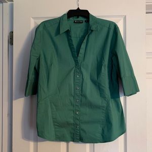 Button Up 3/4 Sleeve Top